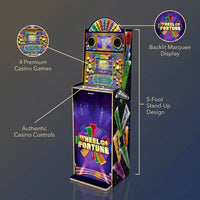 Wheel of Fortune Tall Stand up Cabinet Video Arcade Games — Lifestyle