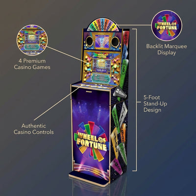 Wheel of Fortune Tall Stand up Arcade Games