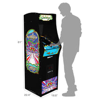 GALAGA Deluxe Arcade Game Machine 5-Foot Stand-Up Cabinet, Ages 14+