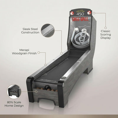 Skee-Ball 9' Signature Steel Home Arcade Game