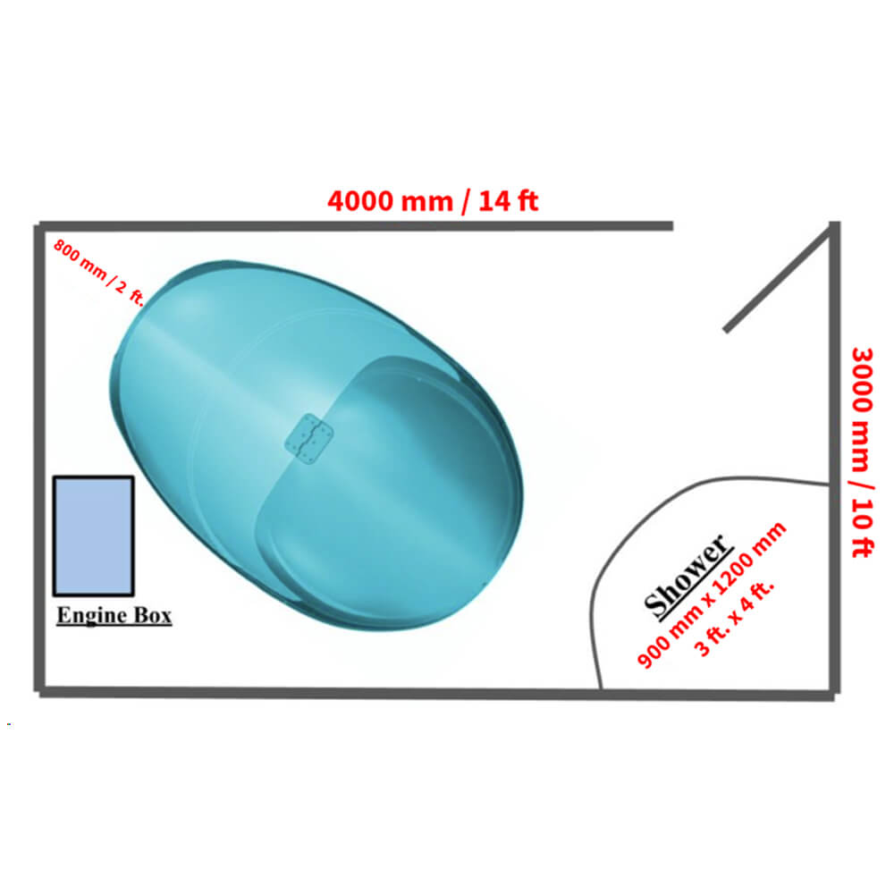 Dreampod Vmax Commercial Home Flotation Sensory Isolation Tank Pod Spa